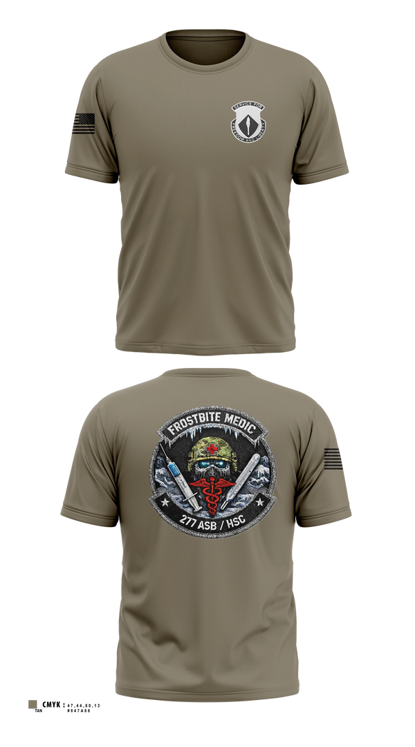 Short Sleeve Performance Shirt, 277th ASB Frostbite Medics, Army, Teamtime, Team time, sublimation, custom sports apparel, team uniforms, spirit wear, spiritwear, sports uniforms, custom shirts, team store, custom team store, fundraiser sports, apparel fundraiser