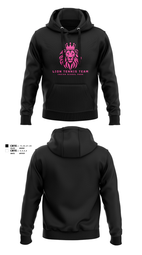 Hoodie, Lion Tennis Team, Tennis, Teamtime, Team time, sublimation, custom sports apparel, team uniforms, spirit wear, spiritwear, sports uniforms, custom shirts, team store, custom team store, fundraiser sports, apparel fundraiser