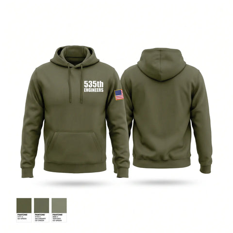 Hoodie, 535th Engineers, Army, Teamtime, Team time, sublimation, custom sports apparel, team uniforms, spirit wear, spiritwear, sports uniforms, custom shirts, team store, custom team store, fundraiser sports, apparel fundraiser