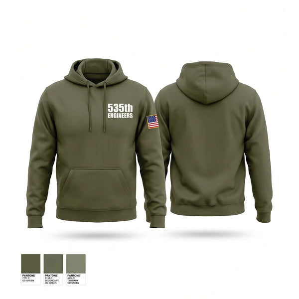 Hoodie, 535th Engineers, Army, Teamtime, Team time, sublimation, custom sports apparel, team uniforms, spirit wear, spiritwear, sports uniforms, custom shirts, team store, custom team store, fundraiser sports, apparel fundraiser