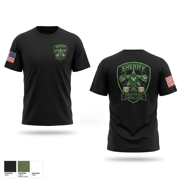 Old School Cotton Feel Shirt, CRIMINAL PATROL, Police, Teamtime, Team time, sublimation, custom sports apparel, team uniforms, spirit wear, spiritwear, sports uniforms, custom shirts, team store, custom team store, fundraiser sports, apparel fundraiser
