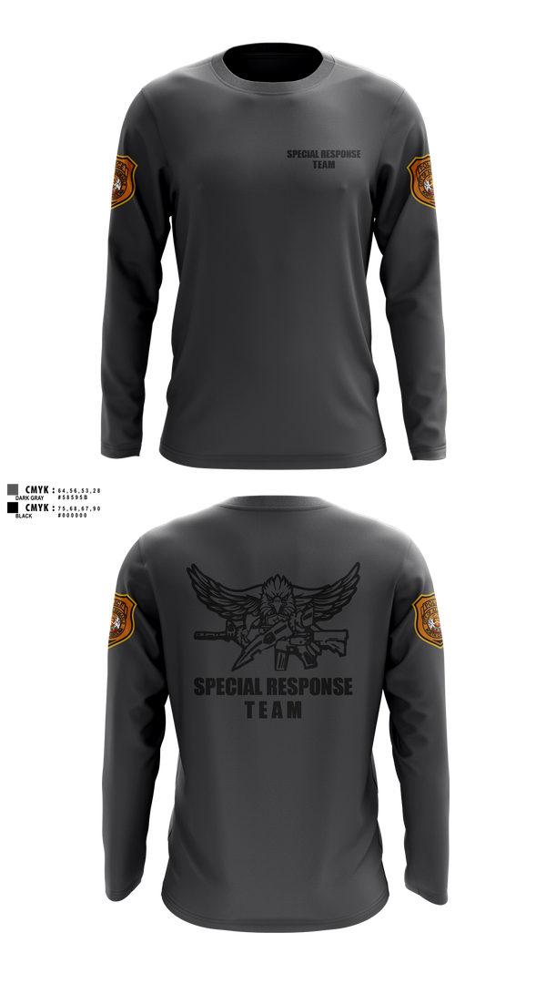 Long Sleeve Performance Shirt, Special Response Team, Police, Teamtime, Team time, sublimation, custom sports apparel, team uniforms, spirit wear, spiritwear, sports uniforms, custom shirts, team store, custom team store, fundraiser sports, apparel fundraiser