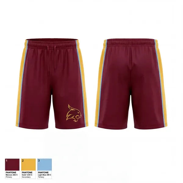 Athletic Shorts With Pockets, Explorer Bobcats, Men's Basketball, Teamtime, Team time, sublimation, custom sports apparel, team uniforms, spirit wear, spiritwear, sports uniforms, custom shirts, team store, custom team store, fundraiser sports, apparel fundraiser