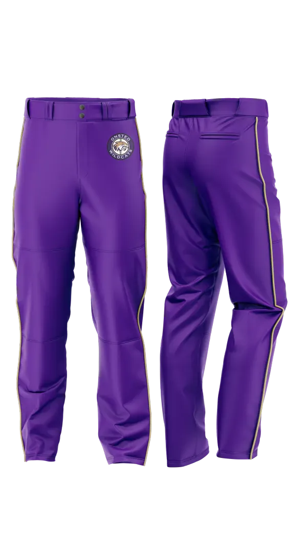 Baseball Pants, Onsted Wildcats, Baseball, Teamtime, Team time, sublimation, custom sports apparel, team uniforms, spirit wear, spiritwear, sports uniforms, custom shirts, team store, custom team store, fundraiser sports, apparel fundraiser