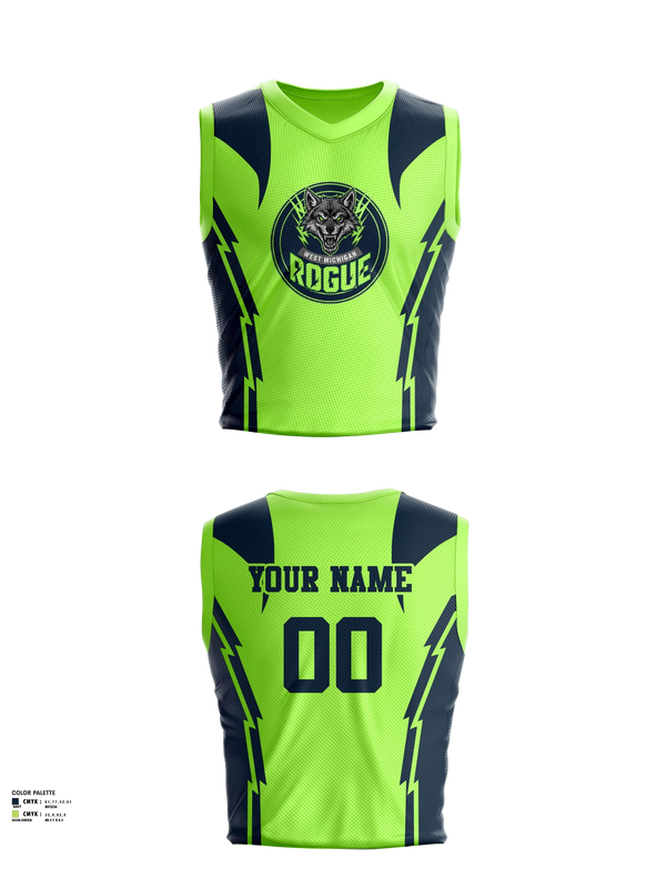 Mens Basketball Jersey, West Michigan Rogue, Men's Basketball, Teamtime, Team time, sublimation, custom sports apparel, team uniforms, spirit wear, spiritwear, sports uniforms, custom shirts, team store, custom team store, fundraiser sports, apparel fundraiser
