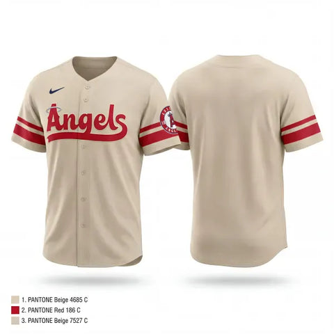 Old School Cotton Feel Shirt, Angels, Baseball, Teamtime, Team time, sublimation, custom sports apparel, team uniforms, spirit wear, spiritwear, sports uniforms, custom shirts, team store, custom team store, fundraiser sports, apparel fundraiser