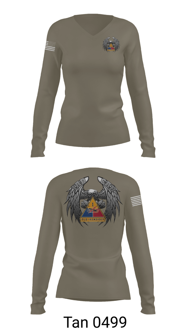 Womens Long Sleeve Vneck Shirt, 1AD CAB, , Teamtime, Team time, sublimation, custom sports apparel, team uniforms, spirit wear, spiritwear, sports uniforms, custom shirts, team store, custom team store, fundraiser sports, apparel fundraiser