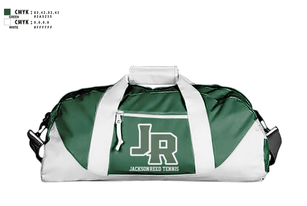 Duffle Bag, Jackson-Reed Tennis, Tennis, Teamtime, Team time, sublimation, custom sports apparel, team uniforms, spirit wear, spiritwear, sports uniforms, custom shirts, team store, custom team store, fundraiser sports, apparel fundraiser