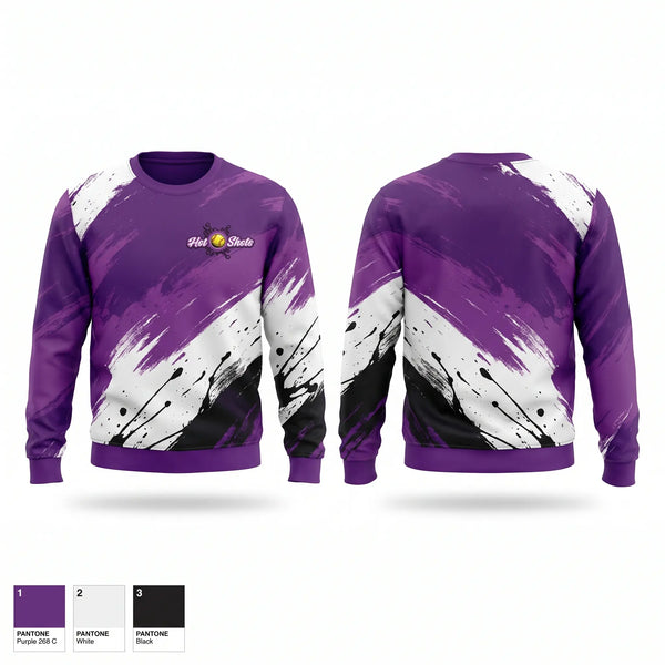 Crew Neck Sweatshirt, Hot Shot, Softball, Teamtime, Team time, sublimation, custom sports apparel, team uniforms, spirit wear, spiritwear, sports uniforms, custom shirts, team store, custom team store, fundraiser sports, apparel fundraiser