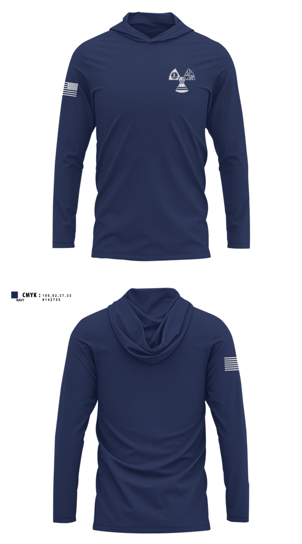 Long Sleeve Hooded Sun Shirt, NCR STC, Police, Teamtime, Team time, sublimation, custom sports apparel, team uniforms, spirit wear, spiritwear, sports uniforms, custom shirts, team store, custom team store, fundraiser sports, apparel fundraiser
