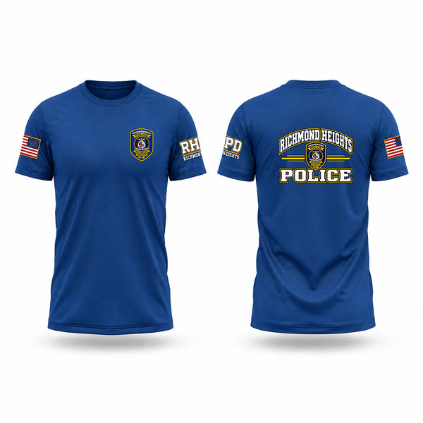 Old School Cotton Feel Shirt, Richmond Heights Police Department, Police, Teamtime, Team time, sublimation, custom sports apparel, team uniforms, spirit wear, spiritwear, sports uniforms, custom shirts, team store, custom team store, fundraiser sports, apparel fundraiser