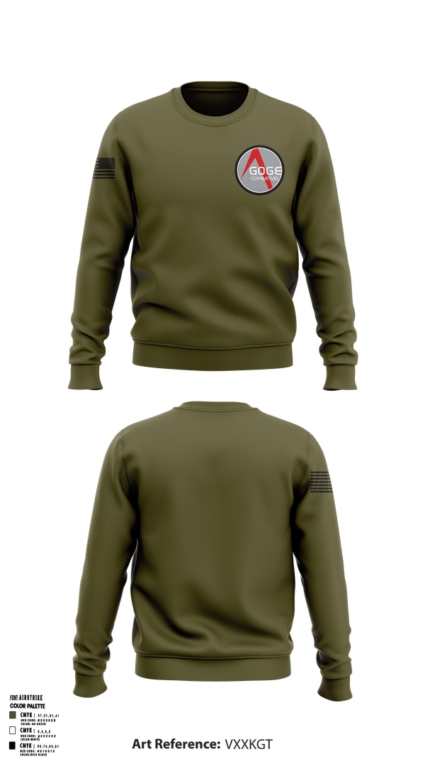Crew Neck Sweatshirt, Agoge Combatives, , Teamtime, Team time, sublimation, custom sports apparel, team uniforms, spirit wear, spiritwear, sports uniforms, custom shirts, team store, custom team store, fundraiser sports, apparel fundraiser