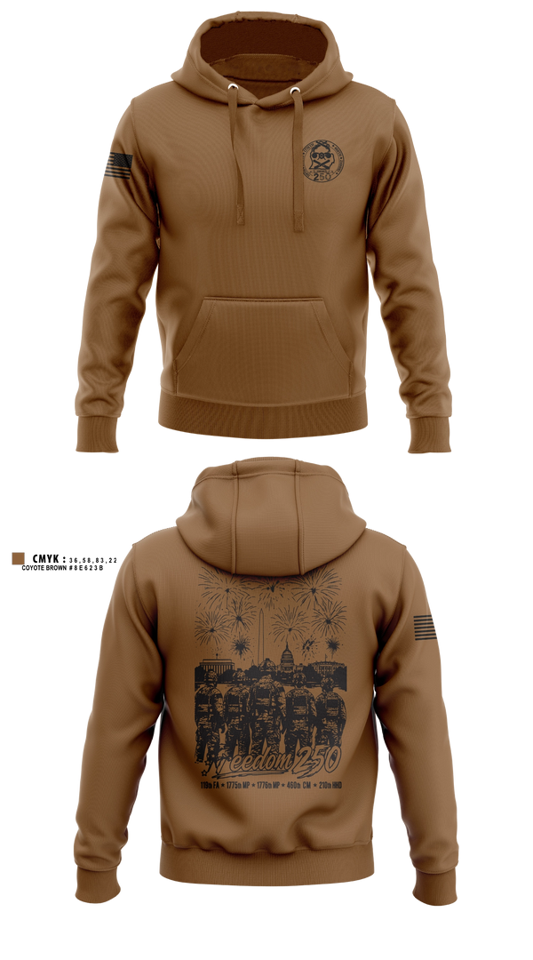 Hoodie, 460 Chemical Company, National Guard, Teamtime, Team time, sublimation, custom sports apparel, team uniforms, spirit wear, spiritwear, sports uniforms, custom shirts, team store, custom team store, fundraiser sports, apparel fundraiser