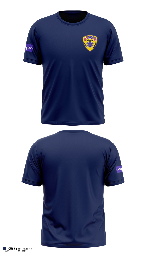Old School Cotton Shirt, Akwesasne Mohawk Ambulance, EMS/EMT, Teamtime, Team time, sublimation, custom sports apparel, team uniforms, spirit wear, spiritwear, sports uniforms, custom shirts, team store, custom team store, fundraiser sports, apparel fundraiser