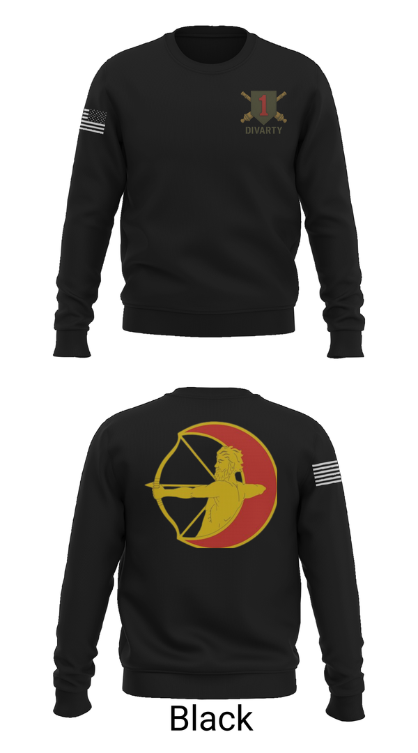 Crew Neck Sweatshirt, 1ID DIVARTY, , Teamtime, Team time, sublimation, custom sports apparel, team uniforms, spirit wear, spiritwear, sports uniforms, custom shirts, team store, custom team store, fundraiser sports, apparel fundraiser