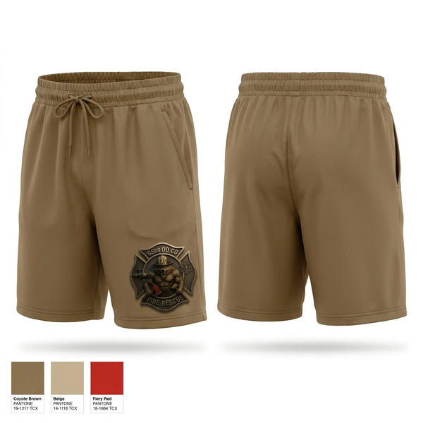 Athletic Shorts With Pockets, 63rd OD CO Fire Rescue, Army, Teamtime, Team time, sublimation, custom sports apparel, team uniforms, spirit wear, spiritwear, sports uniforms, custom shirts, team store, custom team store, fundraiser sports, apparel fundraiser