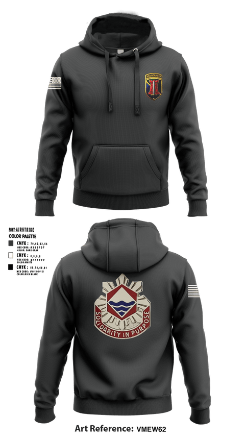 Hoodie, 204th MEB Mountaineers, Army, Teamtime, Team time, sublimation, custom sports apparel, team uniforms, spirit wear, spiritwear, sports uniforms, custom shirts, team store, custom team store, fundraiser sports, apparel fundraiser