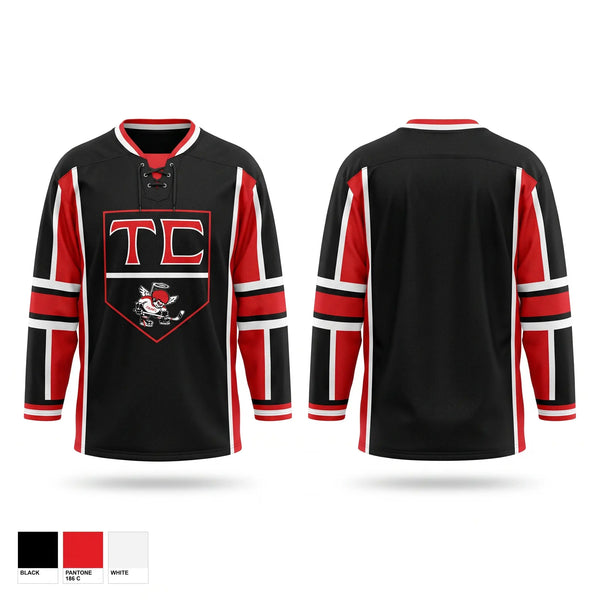 Hockey Jersey, Tri County Saints, Ice Hockey, Teamtime, Team time, sublimation, custom sports apparel, team uniforms, spirit wear, spiritwear, sports uniforms, custom shirts, team store, custom team store, fundraiser sports, apparel fundraiser