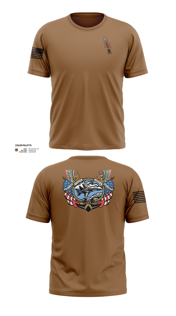 Short Sleeve Performance Shirt, VFA-87 FCPOA, Navy, Teamtime, Team time, sublimation, custom sports apparel, team uniforms, spirit wear, spiritwear, sports uniforms, custom shirts, team store, custom team store, fundraiser sports, apparel fundraiser