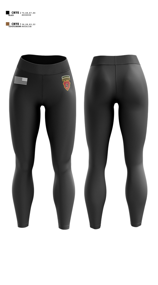 Womens Leggings, H2F, 2nd Mobile Brigade, 25th Infantry Division, Army, Teamtime, Team time, sublimation, custom sports apparel, team uniforms, spirit wear, spiritwear, sports uniforms, custom shirts, team store, custom team store, fundraiser sports, apparel fundraiser