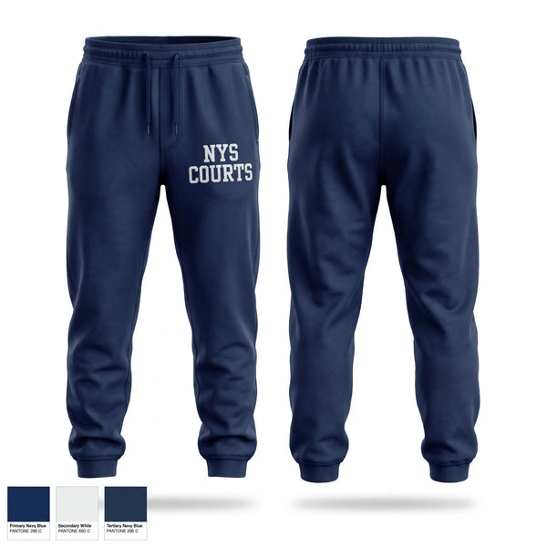 Sweatpants, NYS Courts, Police, Teamtime, Team time, sublimation, custom sports apparel, team uniforms, spirit wear, spiritwear, sports uniforms, custom shirts, team store, custom team store, fundraiser sports, apparel fundraiser