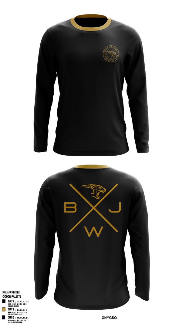 Long Sleeve Performance Shirt, Buda Johnson Jaguars Wrestling, Wrestling, Teamtime, Team time, sublimation, custom sports apparel, team uniforms, spirit wear, spiritwear, sports uniforms, custom shirts, team store, custom team store, fundraiser sports, apparel fundraiser