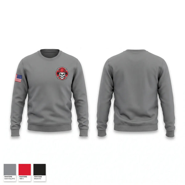 Crew Neck Sweatshirt, Birmingham Ridge Fire Department, Fire Department, Teamtime, Team time, sublimation, custom sports apparel, team uniforms, spirit wear, spiritwear, sports uniforms, custom shirts, team store, custom team store, fundraiser sports, apparel fundraiser