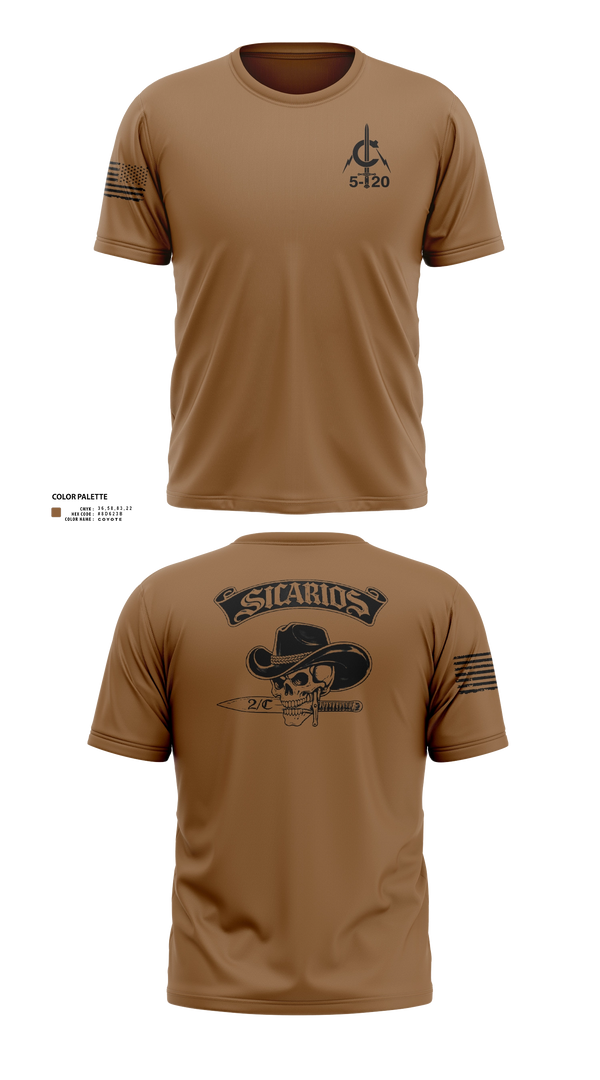 Short Sleeve Performance Shirt, 2/C Sicarios, Army, Teamtime, Team time, sublimation, custom sports apparel, team uniforms, spirit wear, spiritwear, sports uniforms, custom shirts, team store, custom team store, fundraiser sports, apparel fundraiser
