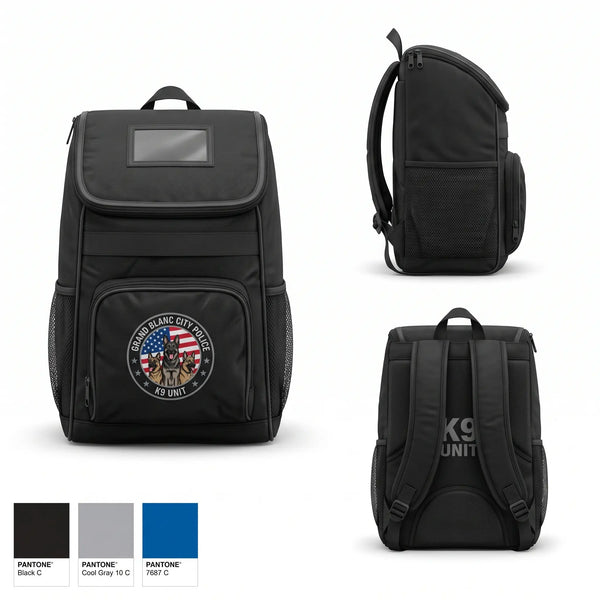 Gear Bag, Grand Blanc City Police K9 Unit, Police, Teamtime, Team time, sublimation, custom sports apparel, team uniforms, spirit wear, spiritwear, sports uniforms, custom shirts, team store, custom team store, fundraiser sports, apparel fundraiser