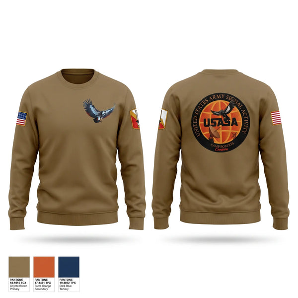 Crew Neck Sweatshirt, USASA Camp Roberts, Army, Teamtime, Team time, sublimation, custom sports apparel, team uniforms, spirit wear, spiritwear, sports uniforms, custom shirts, team store, custom team store, fundraiser sports, apparel fundraiser