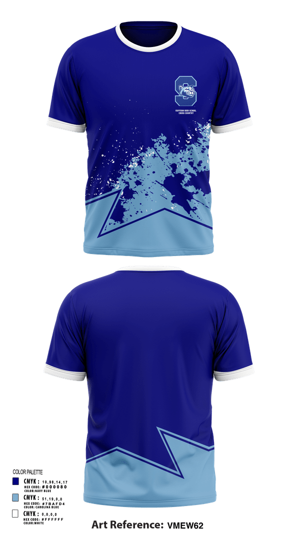 Short Sleeve Performance Shirt, Suffern High School Cross Country, Cross Country, Teamtime, Team time, sublimation, custom sports apparel, team uniforms, spirit wear, spiritwear, sports uniforms, custom shirts, team store, custom team store, fundraiser sports, apparel fundraiser