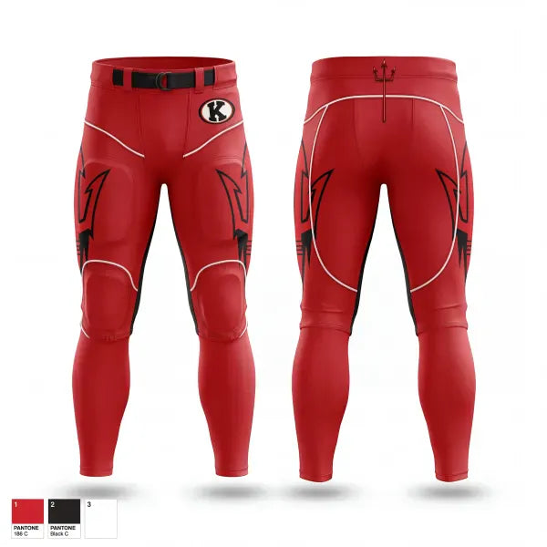Football Pants, Kathleen Red Devils, , Teamtime, Team time, sublimation, custom sports apparel, team uniforms, spirit wear, spiritwear, sports uniforms, custom shirts, team store, custom team store, fundraiser sports, apparel fundraiser
