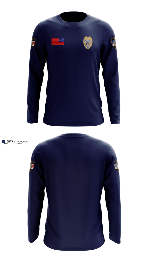 Long Sleeve Performance Shirt, Versailles Police Department, Police, Teamtime, Team time, sublimation, custom sports apparel, team uniforms, spirit wear, spiritwear, sports uniforms, custom shirts, team store, custom team store, fundraiser sports, apparel fundraiser