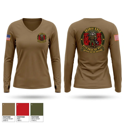 Old School Cotton Feel Shirt, 1020th EVCC, Army, Teamtime, Team time, sublimation, custom sports apparel, team uniforms, spirit wear, spiritwear, sports uniforms, custom shirts, team store, custom team store, fundraiser sports, apparel fundraiser