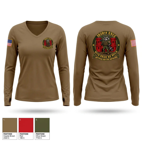 Old School Cotton Feel Shirt, 1020th EVCC, Army, Teamtime, Team time, sublimation, custom sports apparel, team uniforms, spirit wear, spiritwear, sports uniforms, custom shirts, team store, custom team store, fundraiser sports, apparel fundraiser