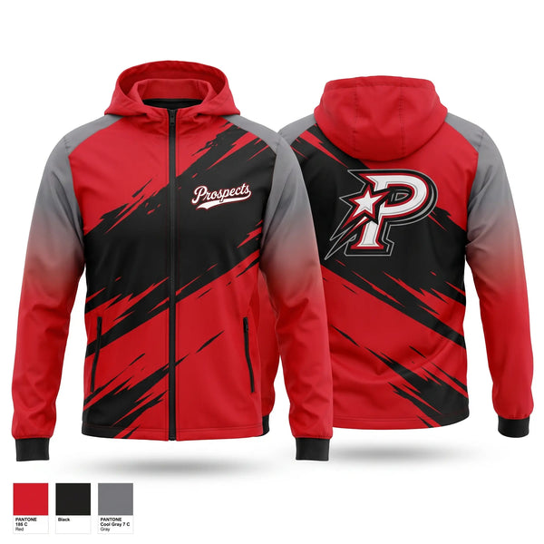 Windbreaker, South Georgia Prospects, Baseball, Teamtime, Team time, sublimation, custom sports apparel, team uniforms, spirit wear, spiritwear, sports uniforms, custom shirts, team store, custom team store, fundraiser sports, apparel fundraiser