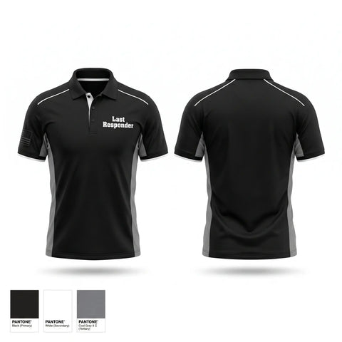Short Sleeve Performance Polo, Last Responder, Police, Teamtime, Team time, sublimation, custom sports apparel, team uniforms, spirit wear, spiritwear, sports uniforms, custom shirts, team store, custom team store, fundraiser sports, apparel fundraiser