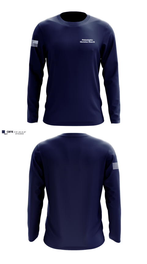 Long Sleeve Performance Shirt, Philadelphia Christian Church, , Teamtime, Team time, sublimation, custom sports apparel, team uniforms, spirit wear, spiritwear, sports uniforms, custom shirts, team store, custom team store, fundraiser sports, apparel fundraiser