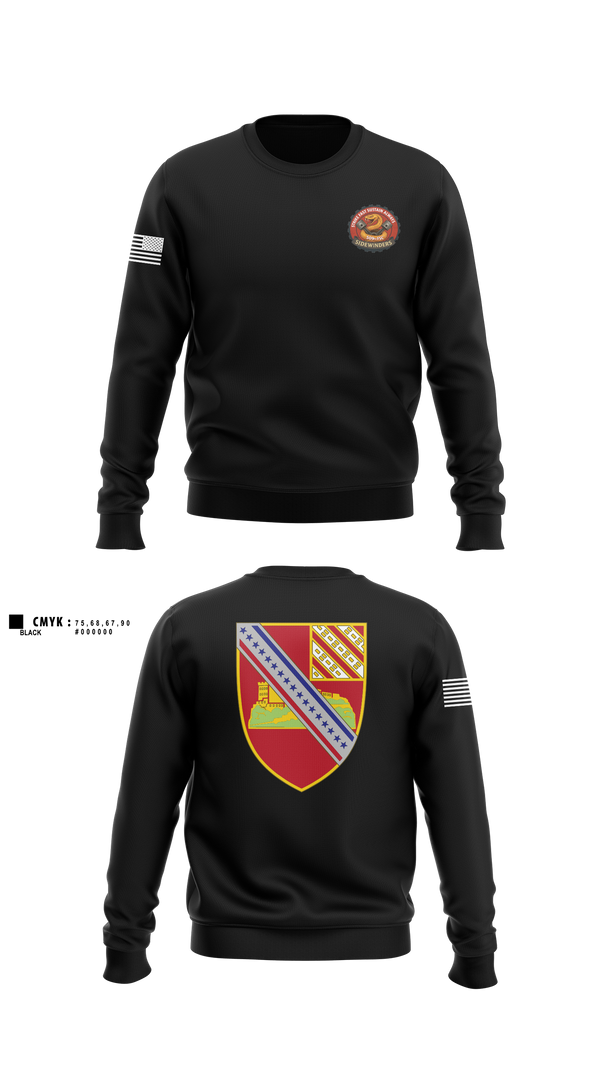 Crew Neck Sweatshirt, 509th FSC, Army, Teamtime, Team time, sublimation, custom sports apparel, team uniforms, spirit wear, spiritwear, sports uniforms, custom shirts, team store, custom team store, fundraiser sports, apparel fundraiser