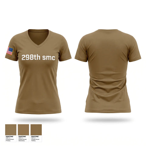 Womens Short Sleeve Vneck Shirt, 298th smc, Army, Teamtime, Team time, sublimation, custom sports apparel, team uniforms, spirit wear, spiritwear, sports uniforms, custom shirts, team store, custom team store, fundraiser sports, apparel fundraiser