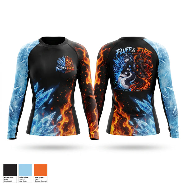 Long Sleeve Performance Shirt, Fluff and fire, E-Sports, Teamtime, Team time, sublimation, custom sports apparel, team uniforms, spirit wear, spiritwear, sports uniforms, custom shirts, team store, custom team store, fundraiser sports, apparel fundraiser