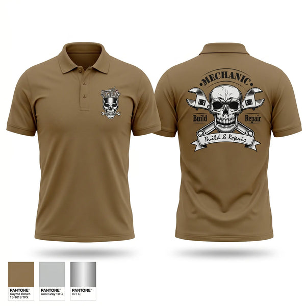 Short Sleeve Performance Polo, 1-82 FA C BRTY MECHANICS, Army, Teamtime, Team time, sublimation, custom sports apparel, team uniforms, spirit wear, spiritwear, sports uniforms, custom shirts, team store, custom team store, fundraiser sports, apparel fundraiser