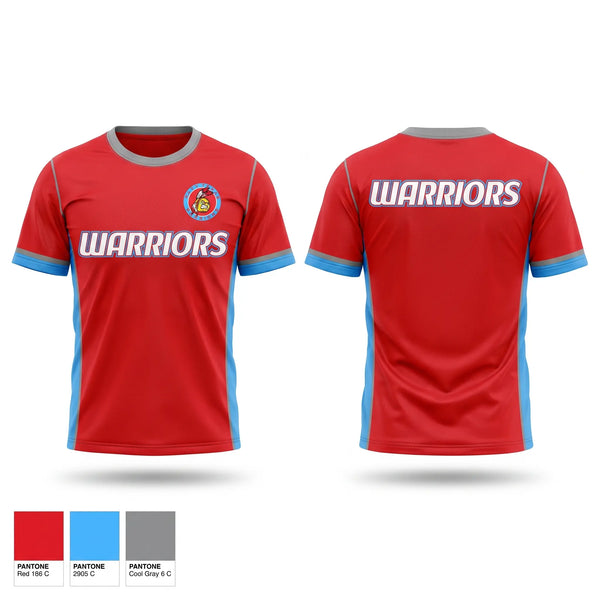Football Jersey, Warriors, Softball, Teamtime, Team time, sublimation, custom sports apparel, team uniforms, spirit wear, spiritwear, sports uniforms, custom shirts, team store, custom team store, fundraiser sports, apparel fundraiser