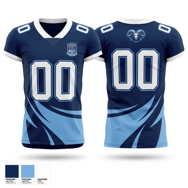 Football Jersey, Kingdom Legacy Athletics Academy, , Teamtime, Team time, sublimation, custom sports apparel, team uniforms, spirit wear, spiritwear, sports uniforms, custom shirts, team store, custom team store, fundraiser sports, apparel fundraiser