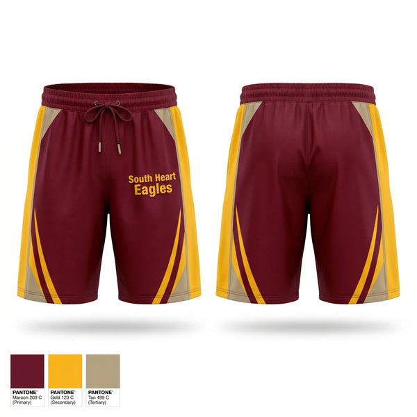 Athletic Shorts With Pockets, South Heart Eagles, Baseball, Teamtime, Team time, sublimation, custom sports apparel, team uniforms, spirit wear, spiritwear, sports uniforms, custom shirts, team store, custom team store, fundraiser sports, apparel fundraiser