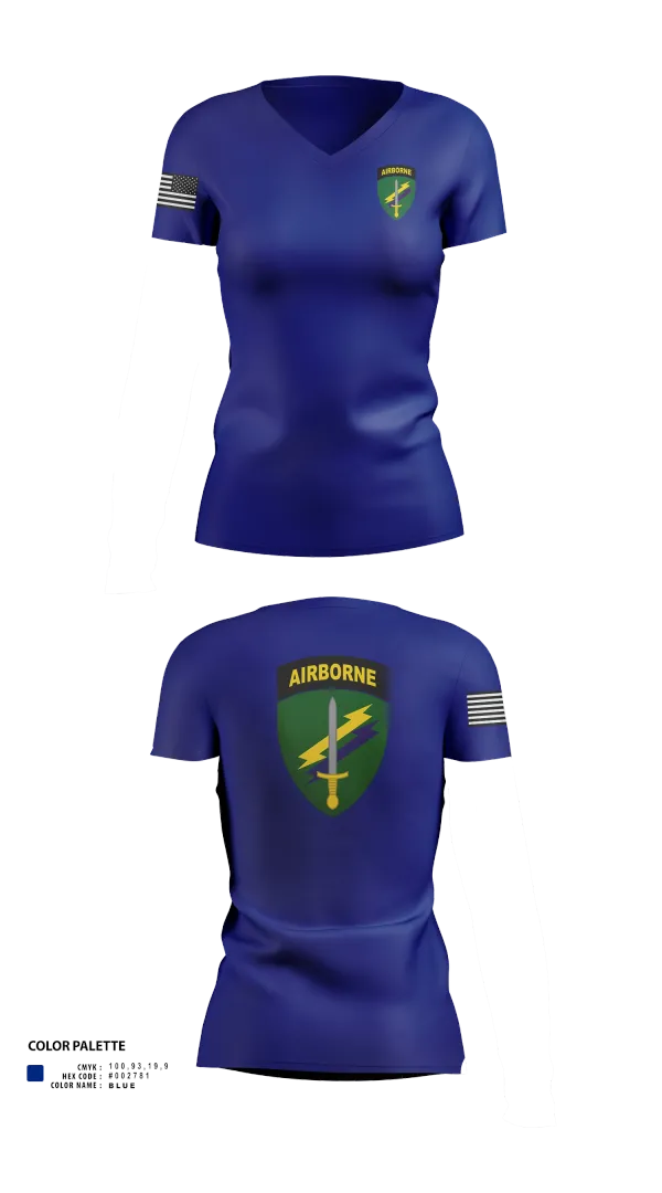 Womens Short Sleeve Vneck Shirt, Civil Affairs, , Teamtime, Team time, sublimation, custom sports apparel, team uniforms, spirit wear, spiritwear, sports uniforms, custom shirts, team store, custom team store, fundraiser sports, apparel fundraiser