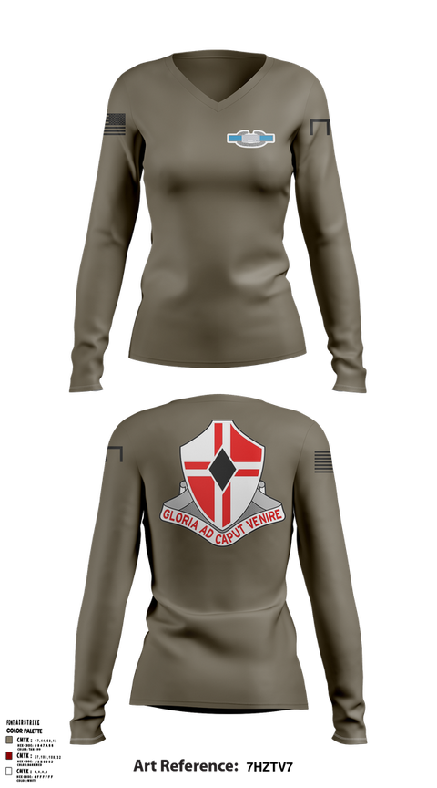 Womens Long Sleeve Vneck Shirt, 92nd EN BN S3, , Teamtime, Team time, sublimation, custom sports apparel, team uniforms, spirit wear, spiritwear, sports uniforms, custom shirts, team store, custom team store, fundraiser sports, apparel fundraiser