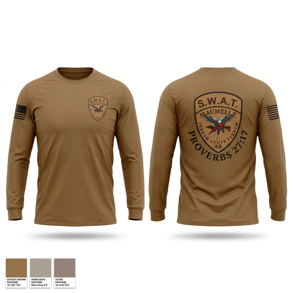 Long Sleeve Performance Shirt, Maumelle Police Department SWAT, Police, Teamtime, Team time, sublimation, custom sports apparel, team uniforms, spirit wear, spiritwear, sports uniforms, custom shirts, team store, custom team store, fundraiser sports, apparel fundraiser