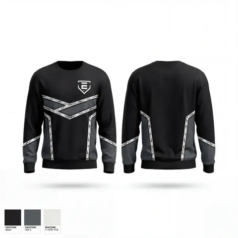 Crew Neck Sweatshirt, Elite Umpires, Baseball, Teamtime, Team time, sublimation, custom sports apparel, team uniforms, spirit wear, spiritwear, sports uniforms, custom shirts, team store, custom team store, fundraiser sports, apparel fundraiser