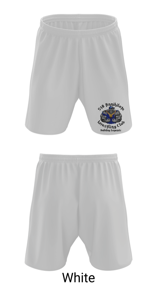 Athletic Shorts With Pockets, 518 Annihilate Wrestling Club, Wrestling, Teamtime, Team time, sublimation, custom sports apparel, team uniforms, spirit wear, spiritwear, sports uniforms, custom shirts, team store, custom team store, fundraiser sports, apparel fundraiser